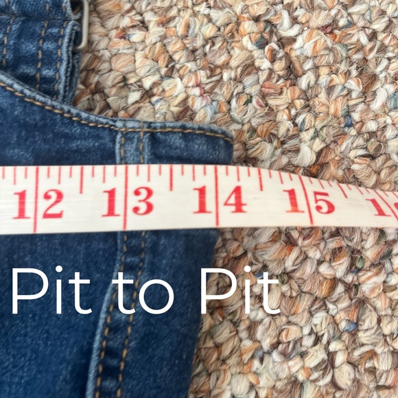 Divided Women’s Denim Stretch Belted Jumper Size XXS - Picture 6 of 7